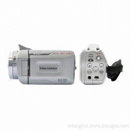 720p Digital Video Camcorder with Optical Telescope Zoom Lens